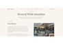 a modern restaurant or cafe website with online menu